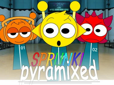 Spel Sprunki Pyramixed: Squid -spel  online