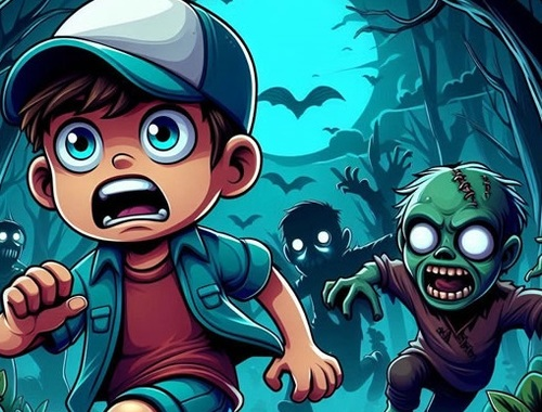 Spel Zombie -achtervolging  online