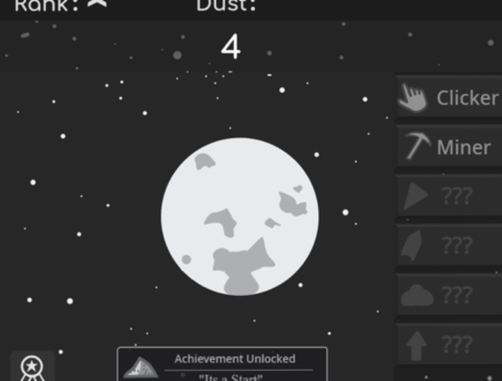 Spel Planet Clicker Dust Collector  online