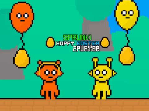 Spel Sprunki Happy Easter 2Player  online