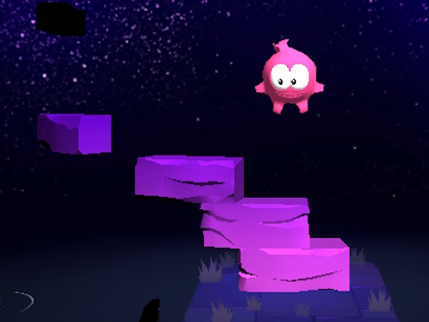 Spel Om nom jump  online