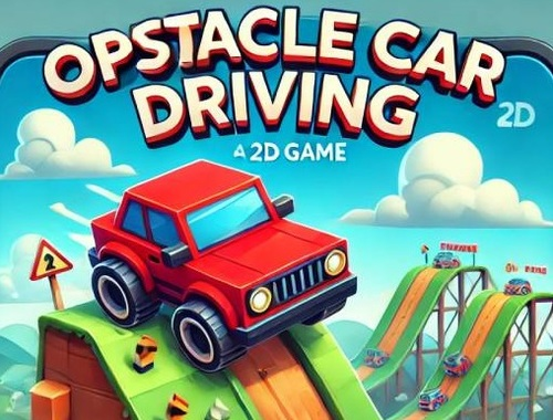 Spel Obstakelauto rijden  online