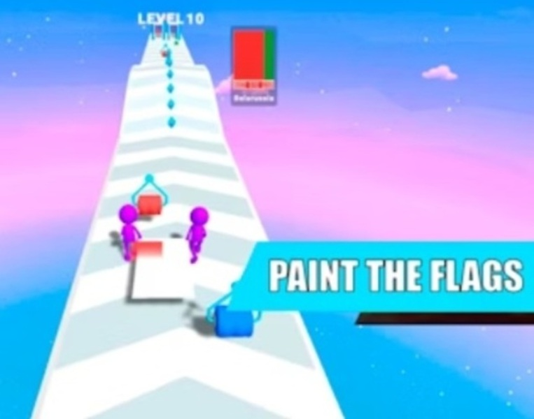 Spel Verf de vlaggen  online