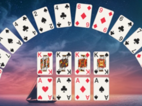 Spel Crescent Solitaire  online