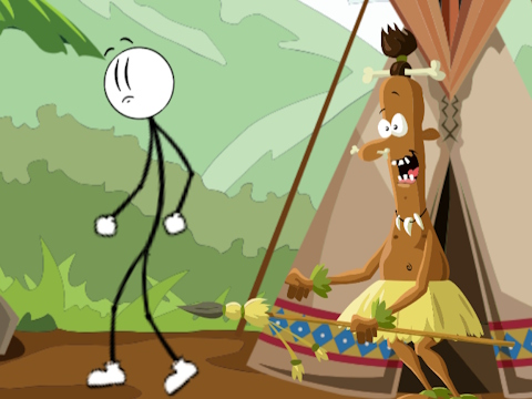 Spel Stakdeuren en eiland  online