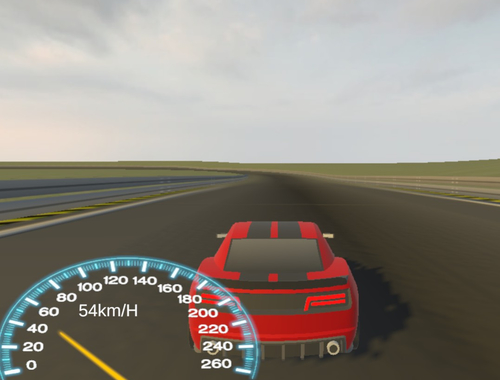 Spel Rode auto F8 -racebaan  online