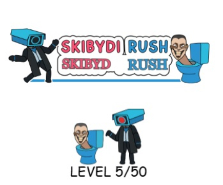 Spel Skibydi Rush  online