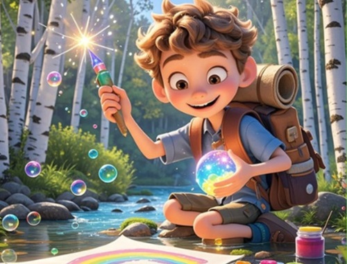 Spel Vind de verschillen: Magic Brush  online
