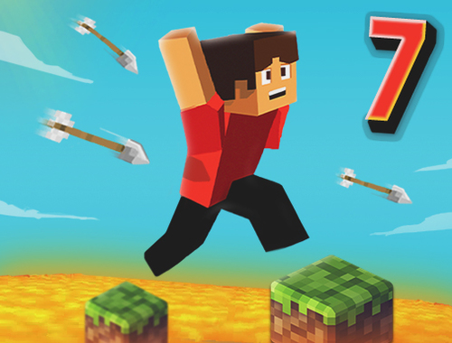 Spel Parkour -blok 7  online