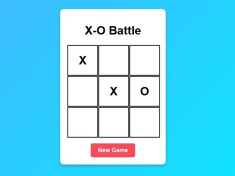 Spel X o Battle  online