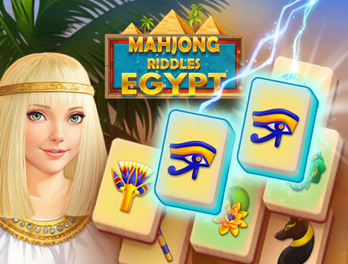 Spel Mahjong Riddles: Egypte  online