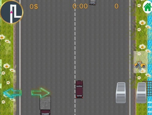 Spel Cabine auto - Taxi rijden en ophalen van passagiers  online