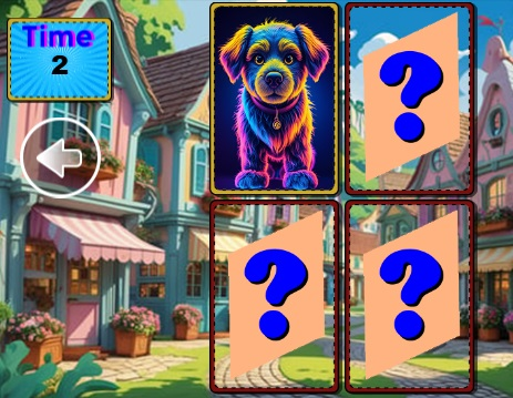 Spel Grappige Animals Memory Game  online