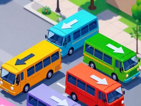 Spel Gekke busauto jam parkeren  online