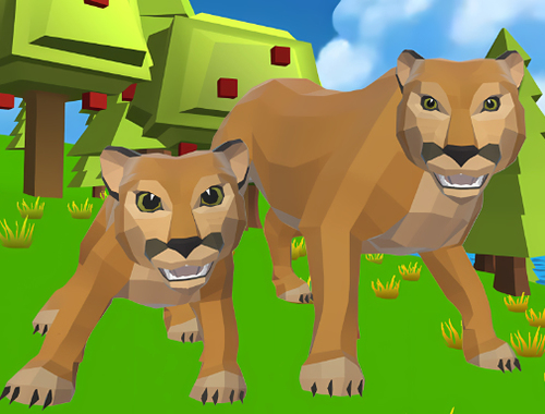 Spel Cougar Simulator: Big Cats  online