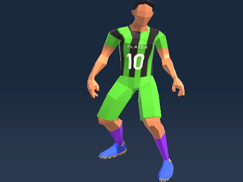 Spel Voetbal Rush 3D  online