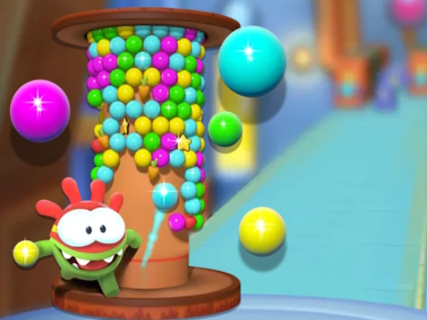 Spel Om nom toren 3D  online