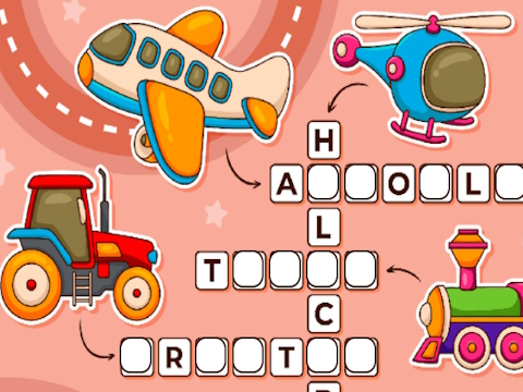Spel Kruiswoordraadsel voor kinderen  online
