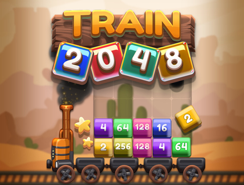 Spel Train 2048  online