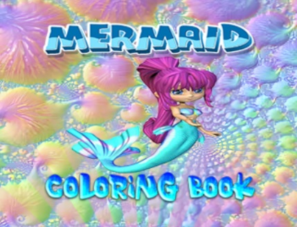 Spel Zeemeermin kleurboek  online