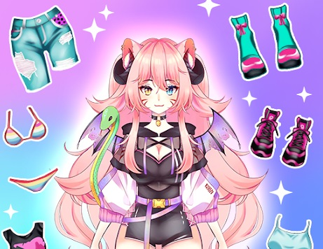 Spel Anime verkleed Moe  online
