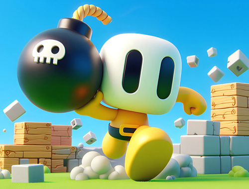 Spel Bombaman 3D  online