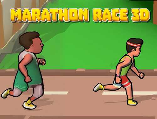 Spel Marathon race 3D  online