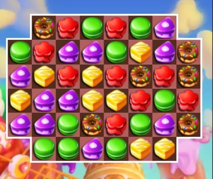 Spel Cake Match3  online