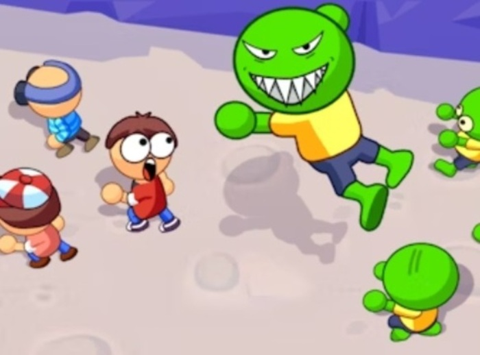 Spel Zombie Crowd & Merge  online