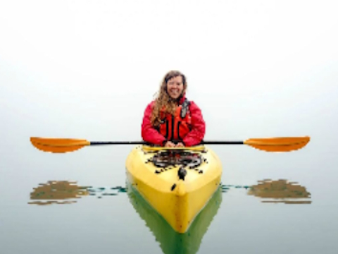 Spel Kayak Kayaking Lake Jigsaw  online