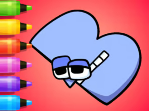 Spel Kleurboek: Alfabet Lore B  online