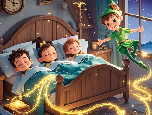 Spel Vind de verschillen: Peter Pan  online