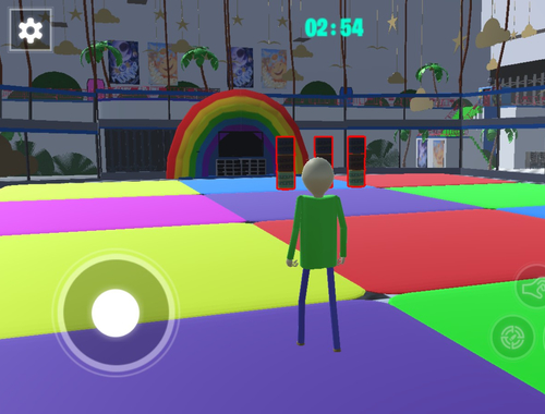 Spel Granny vs Baldi en opa horror  online