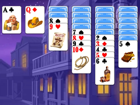 Spel Solitaire revers  online