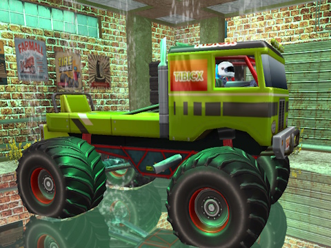 Spel Realistische monster truck offroad simulator  online