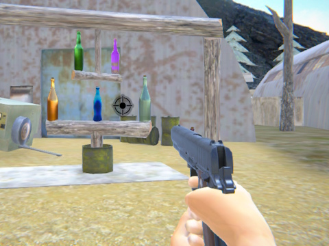 Spel Bottle shooter 3D  online