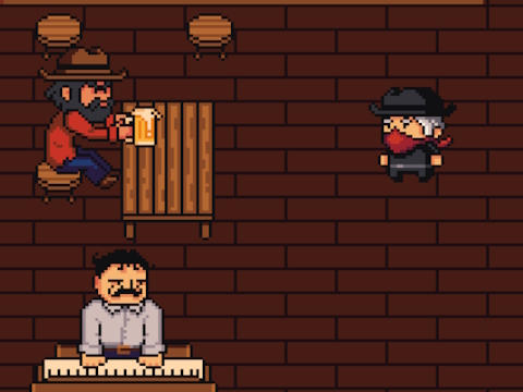 Spel Cowboy shooter: flesuitdaging  online