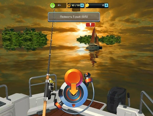 Spel Russische vissen op zee  online