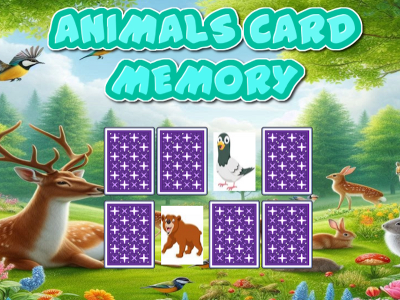 Spel Animal Cards Memory online