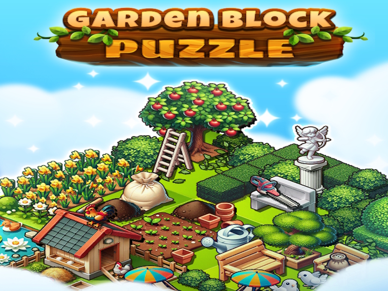 Spel Tuinblokpuzzel online