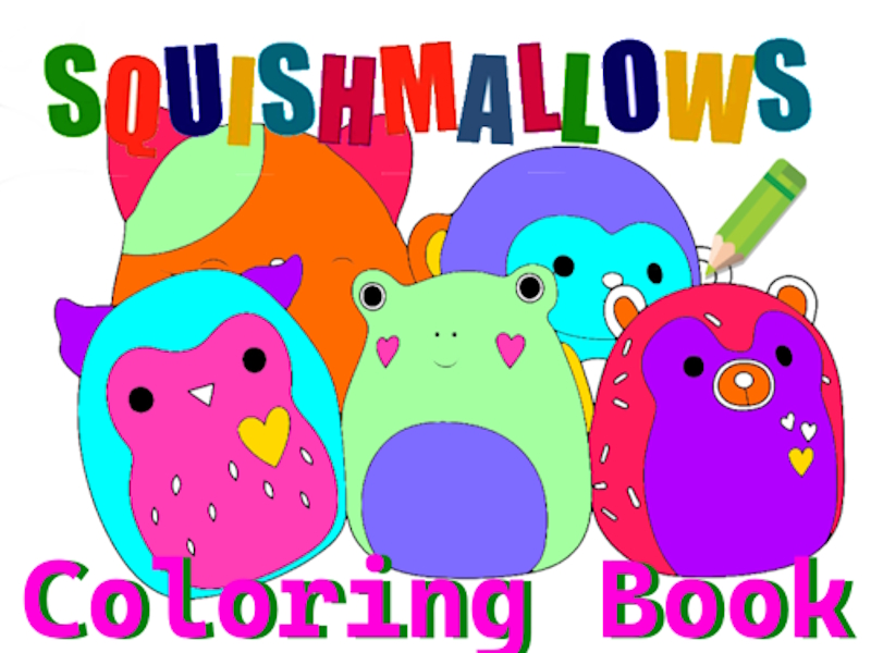 Spel Squishmallow kleurboek online