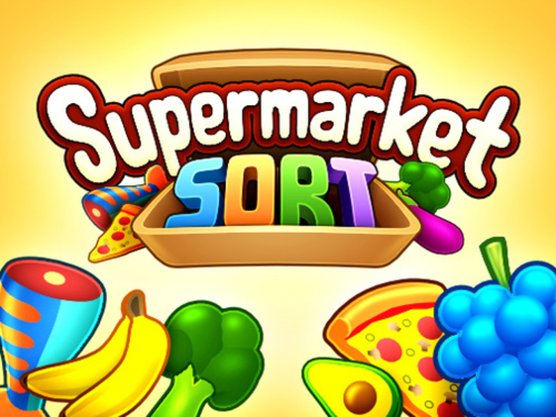 Spel Supermarkt sorteren online