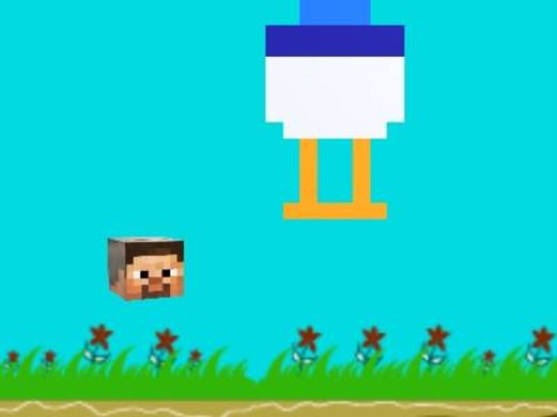 Spel Kip jockey flappy minecraft online