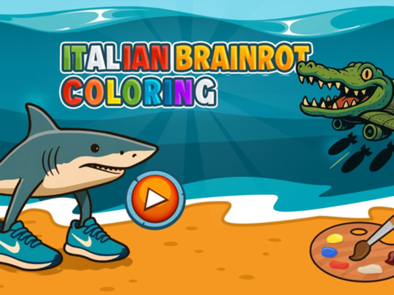 Spel Italiaanse Brainrot-kleuren online