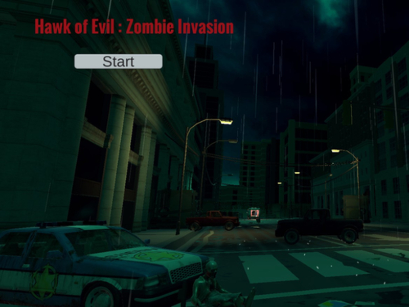 Spel Hawk of Evil Zombie Invasion online