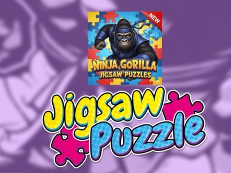 Spel Ninja Gorilla Jigsaw puzzels online