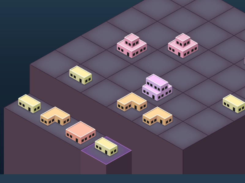 Spel Block Merge City online