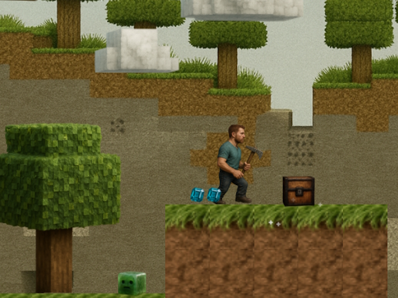 Spel Ultra realistische blockcraft online