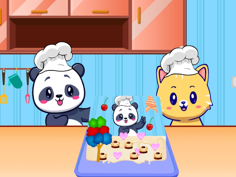 Spel Kid Cakes Maker Cooking Bakery online