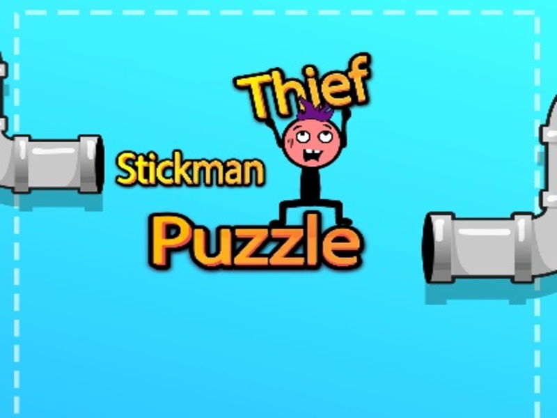 Spel Stickman dief puzzel online